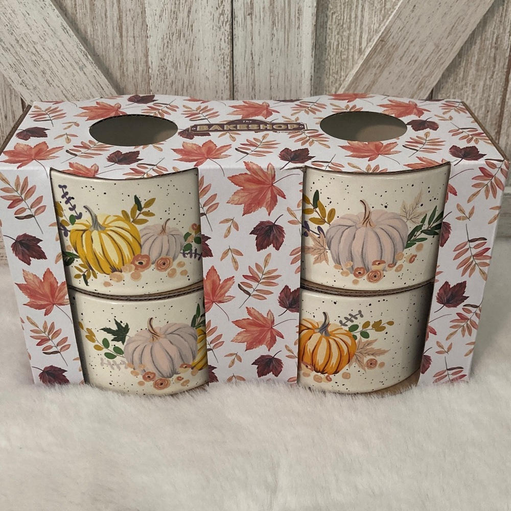 Bakeshop Set of 4 Fall/Autumn Ramekins